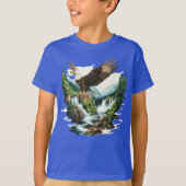 鷲の恋人の少年 Tシャツ (正面)