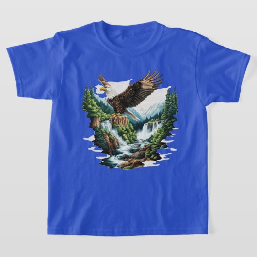 鷲の恋人の少年 Tシャツ (レイダウン)