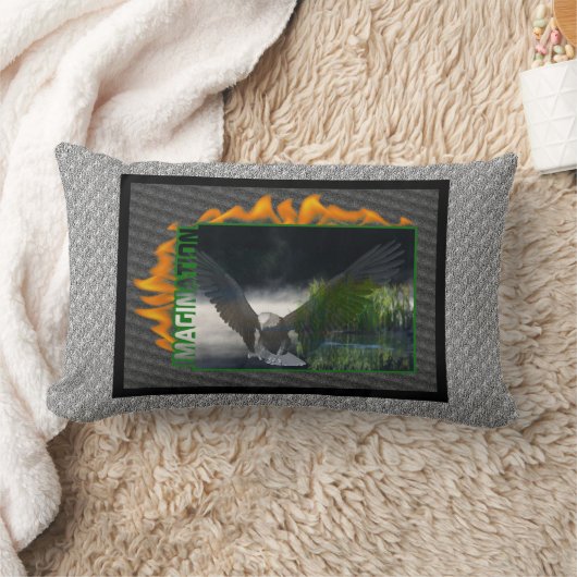 鷲の想像力感動的 ランバークッション (ブランケット)