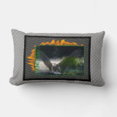鷲の想像力感動的 ランバークッション (正面)