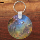 鷲の星雲の広い視野の画像 キーホルダー (正面)