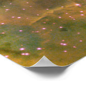 鷲の星雲の広い視野の画像 ポスター (角)