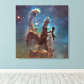 鷲の星雲は創造の柱 キャンバスプリント (インサイチュ (ウッドフロア))