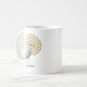 鷲の曼荼羅のマグ コーヒーマグカップ (正面左)