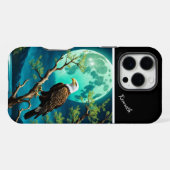 鷲の月夜の見張り iPhoneケース (裏面横)