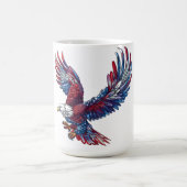 鷲の漫画、7月4日の概念 コーヒーマグカップ (中央)