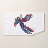 鷲の漫画、7月4日の概念 ハンドタオル (ハンドタオル)