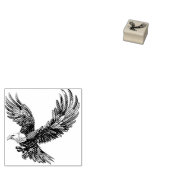 鷲の漫画、7月4日の概念 ラバースタンプ (押印)