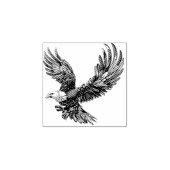 鷲の漫画、7月4日の概念 ラバースタンプ (インプリント)