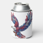 鷲の漫画、7月4日の概念 缶クーラー (缶裏面)