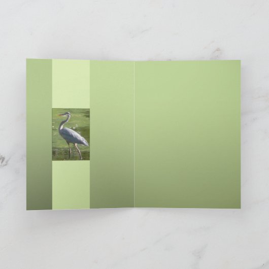 鷲の緑 カード (内部)