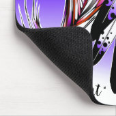 鷲の羽のマウスパッドを介した回復性の女性 マウスパッド (コーナー)