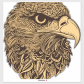 鷲の頭動物 シール (シート)