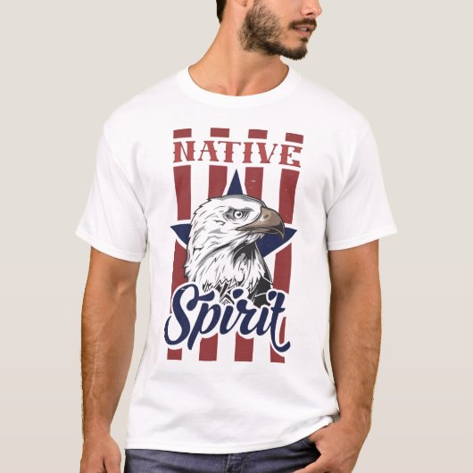 鷲の頭1 Tシャツ (正面)