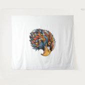 鷲の頭 タペストリー (正面(横))