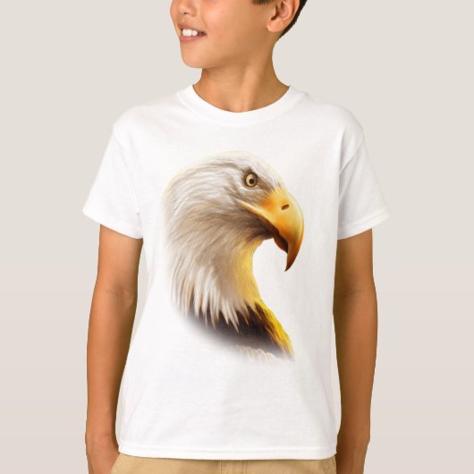 鷲の顔 Tシャツ (正面)
