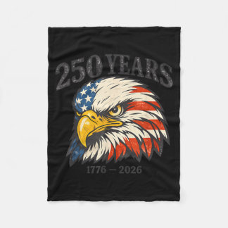 鷲の250周年記念 1776-2026 独立 フリースブランケット