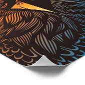 鷲は獲物を見る ポスター (角)