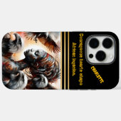 鷲は鮮やか国に飛躍する Case-Mate iPhoneケース (裏面 (横))