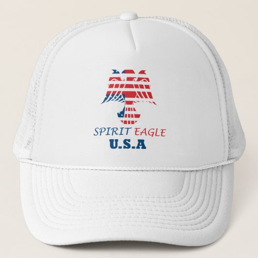 鷲 アメリカ国旗 スピリット キャップ (正面)