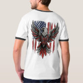 鷲 Tシャツ (裏面)
