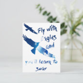 鷹とともに飛べ ポストカード (スタンド正面)