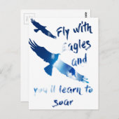 鷹とともに飛べ ポストカード (正面/裏面)