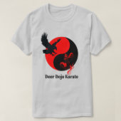 鷹と蛇 – Deer Dojo Tシャツ (デザイン正面)