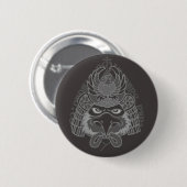 鷹のサムライ 缶バッジ (正面&裏面)