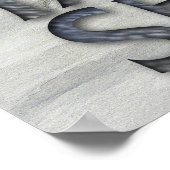 鷹の影絵 ポスター (角)