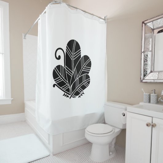 鷹の羽蝶 シャワーカーテン (インサイチュ)