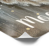 鷹の鳥のベビーが月に眠る ポスター (コーナー)