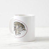 鷹の鳴き声 コーヒーマグカップ (正面左)