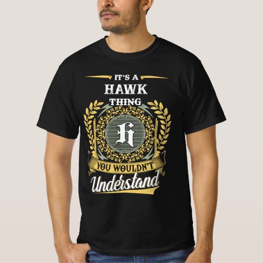 鷹ファンにしかわからない Tシャツ (正面)