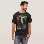鷹匠 狩猟 私は鷹のために鋭利な物で遊びます Tシャツ (正面フル)