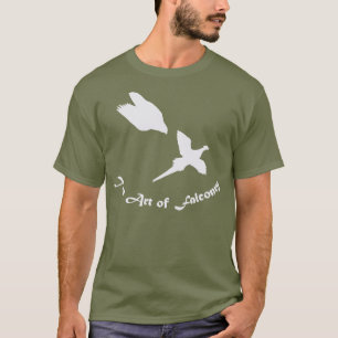 鷹狩のハヤブサの芸術 Tシャツ