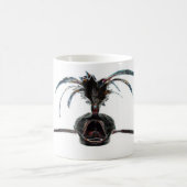 鷹狩のフードのマグ コーヒーマグカップ (中央)