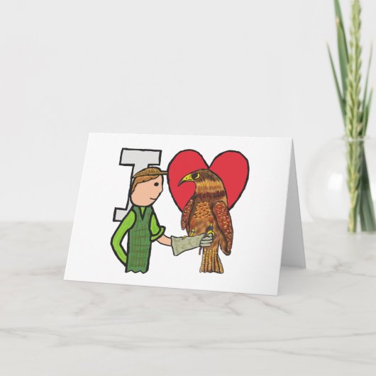 鷹狩りが大好き カード (正面)