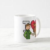 鷹狩りが大好き コーヒーマグカップ (正面右)