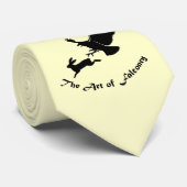 鷹狩りの芸術 – レッドテールホーク ネクタイ (ロール)