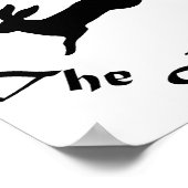 鷹狩りの芸術 – レッドテールホーク ポスター (角)