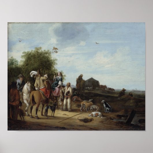 鷹狩り ポスター (正面)