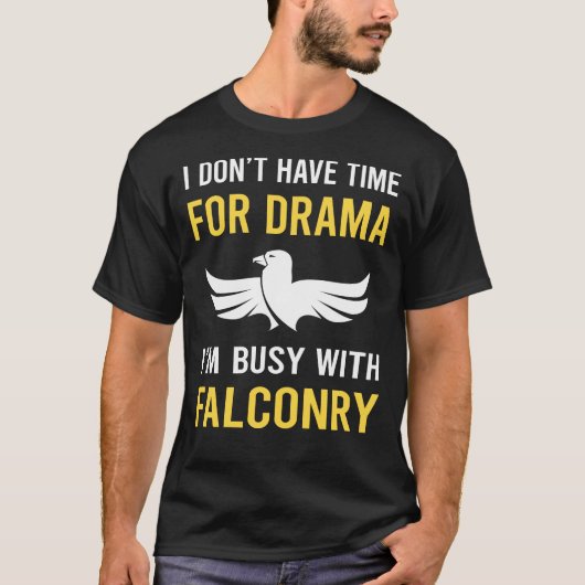 鷹狩忙しの鷹匠 Tシャツ (正面)