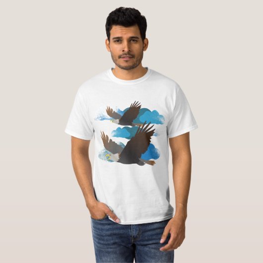 鷹 Tシャツ (正面フル)