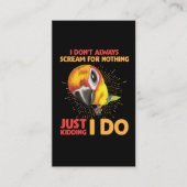 鸚鵡のユーモアを叫んでも何も言わない 名刺 (正面)