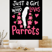 鸚鵡を愛しているだけの少女 ポスター (キッチン)