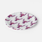 鹿おもしろいサンカスタムタ紙プレート7イン ペーパープレート (アングル)