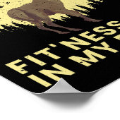 鹿おもしろい狩りア男性へートウィメンワイルドライフ狩り ポスター (角)