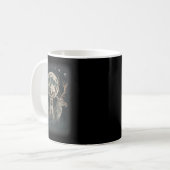 鹿おもしろい狩りハンターシャツ コーヒーマグカップ (正面左)