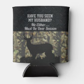 鹿おもしろい狩り夫ビエクールル 缶クーラー (正面)